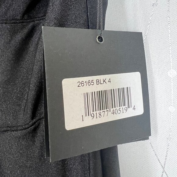 NWT Leena for Mac Duggal Black V-Neck Empire Waist Gown $338 - Picture 13 of 15